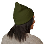 Hands on the Wheel beanie | embroidered cuffed knit hat