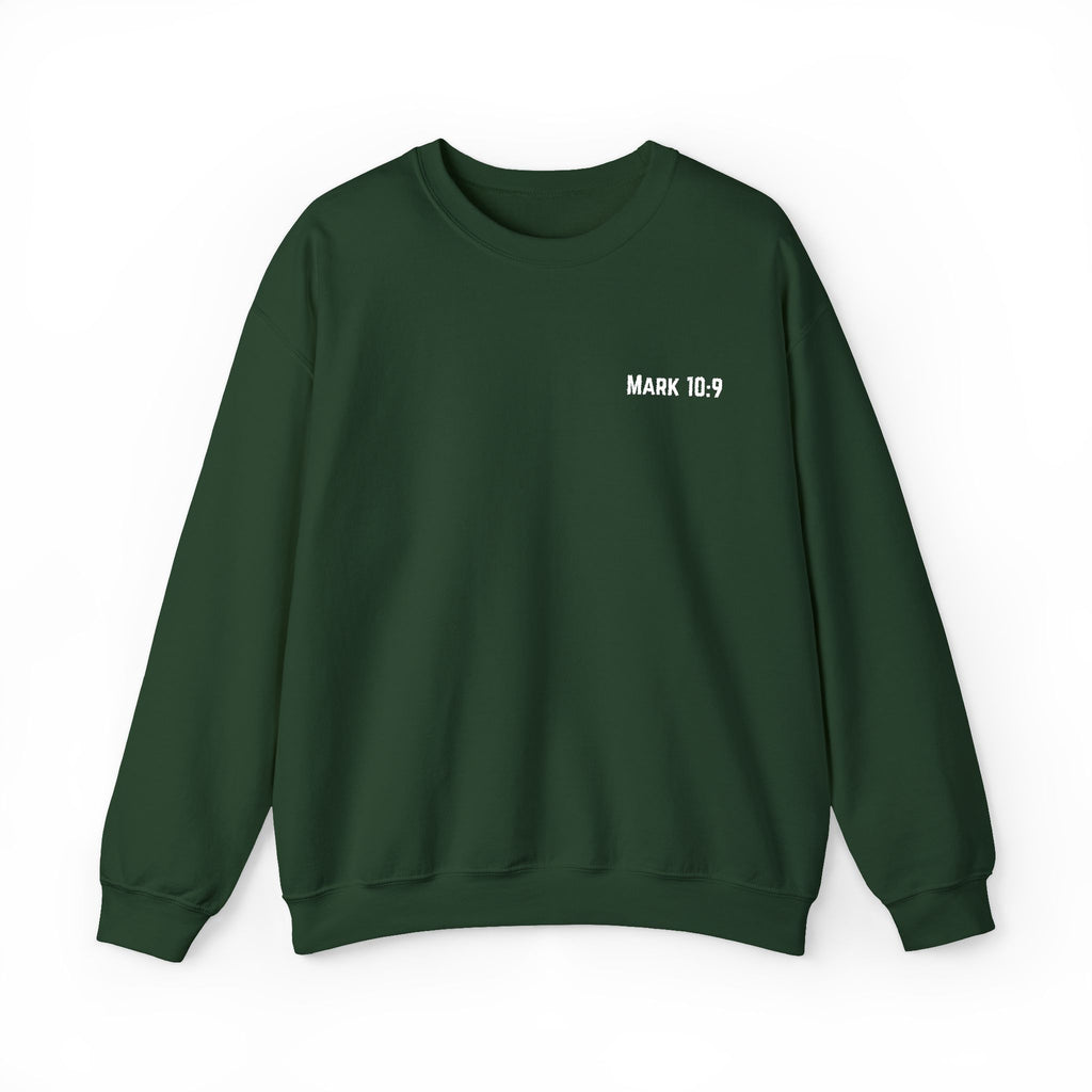Mark 10:9 Crewneck Sweatshirt