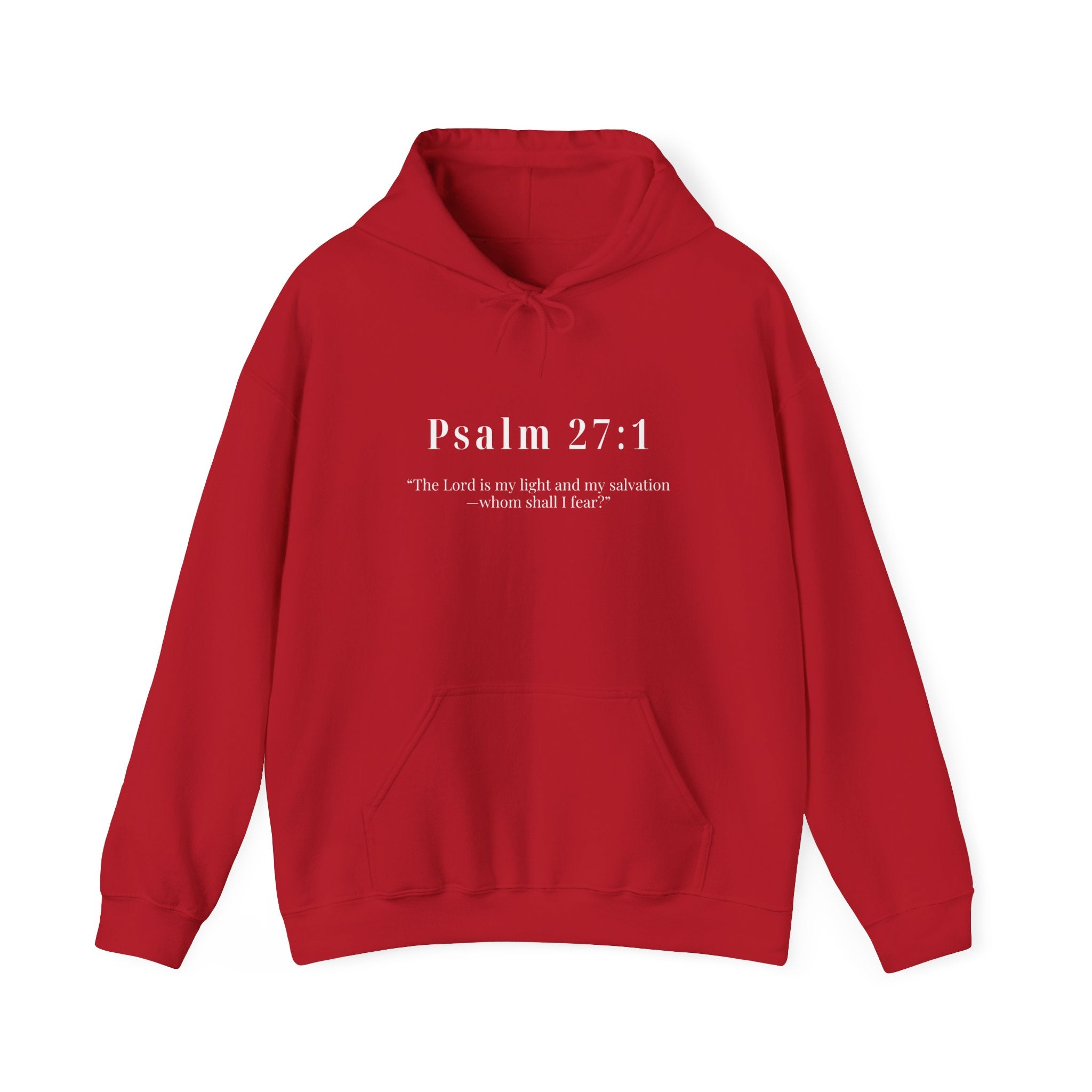 Psalm 27:1 Scripture Hoodie
