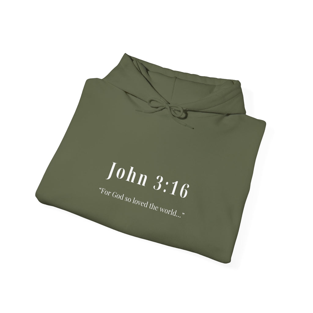 John 3:16 Scripture Hoodie