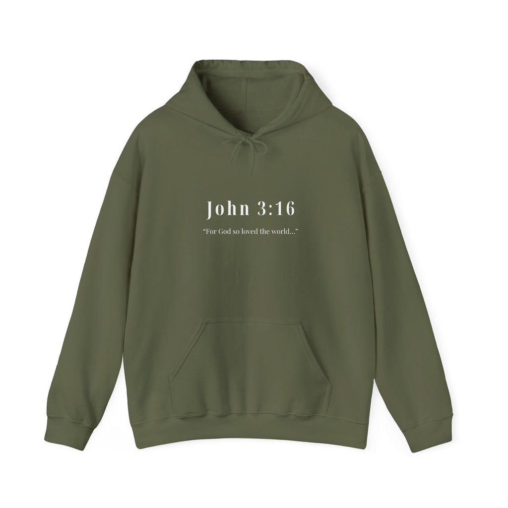 John 3:16 Scripture Hoodie