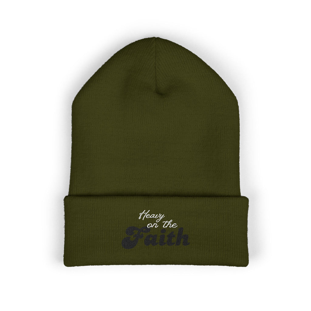 Hands on the Wheel beanie | embroidered cuffed knit hat