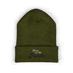 Hands on the Wheel beanie | embroidered cuffed knit hat