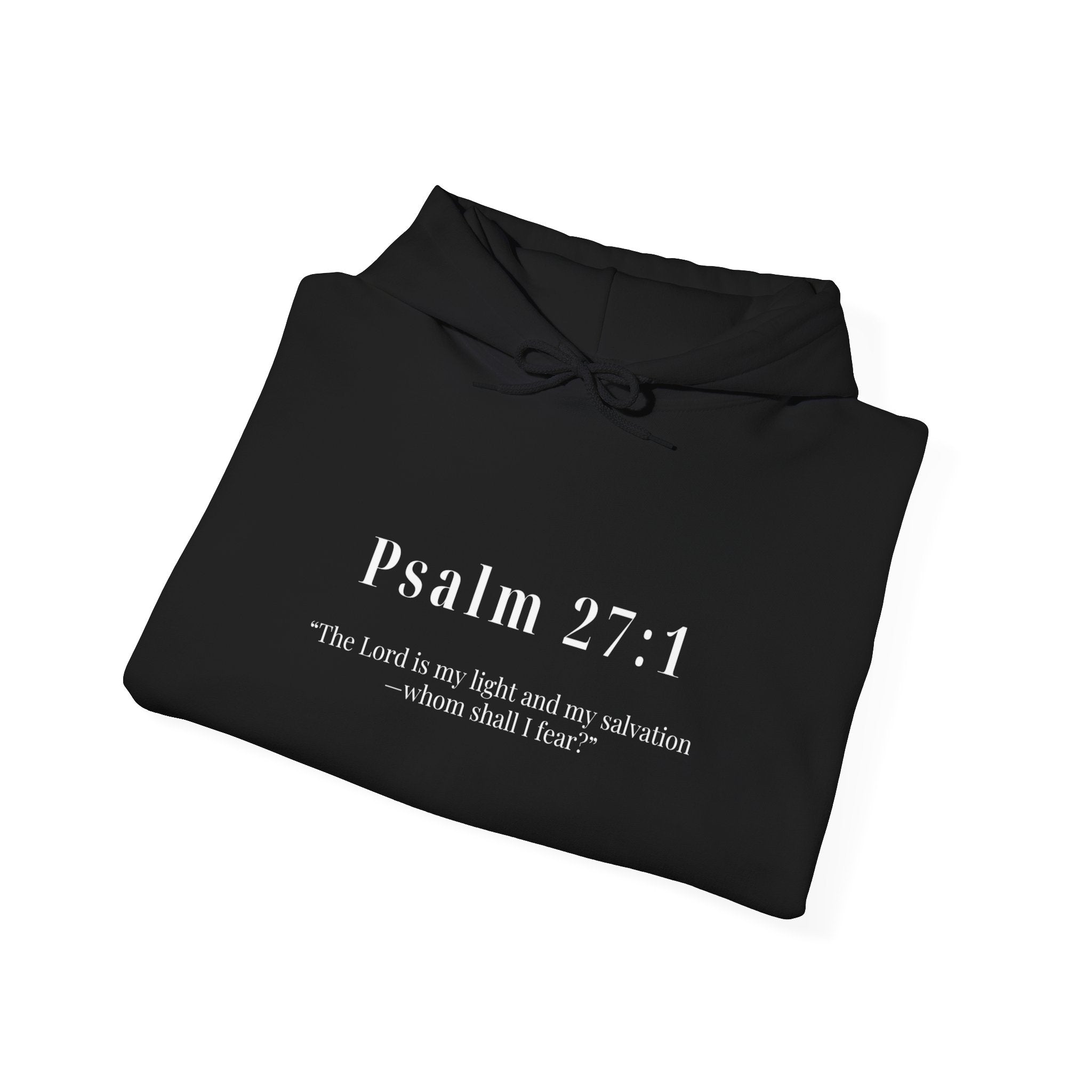 Psalm 27:1 Scripture Hoodie