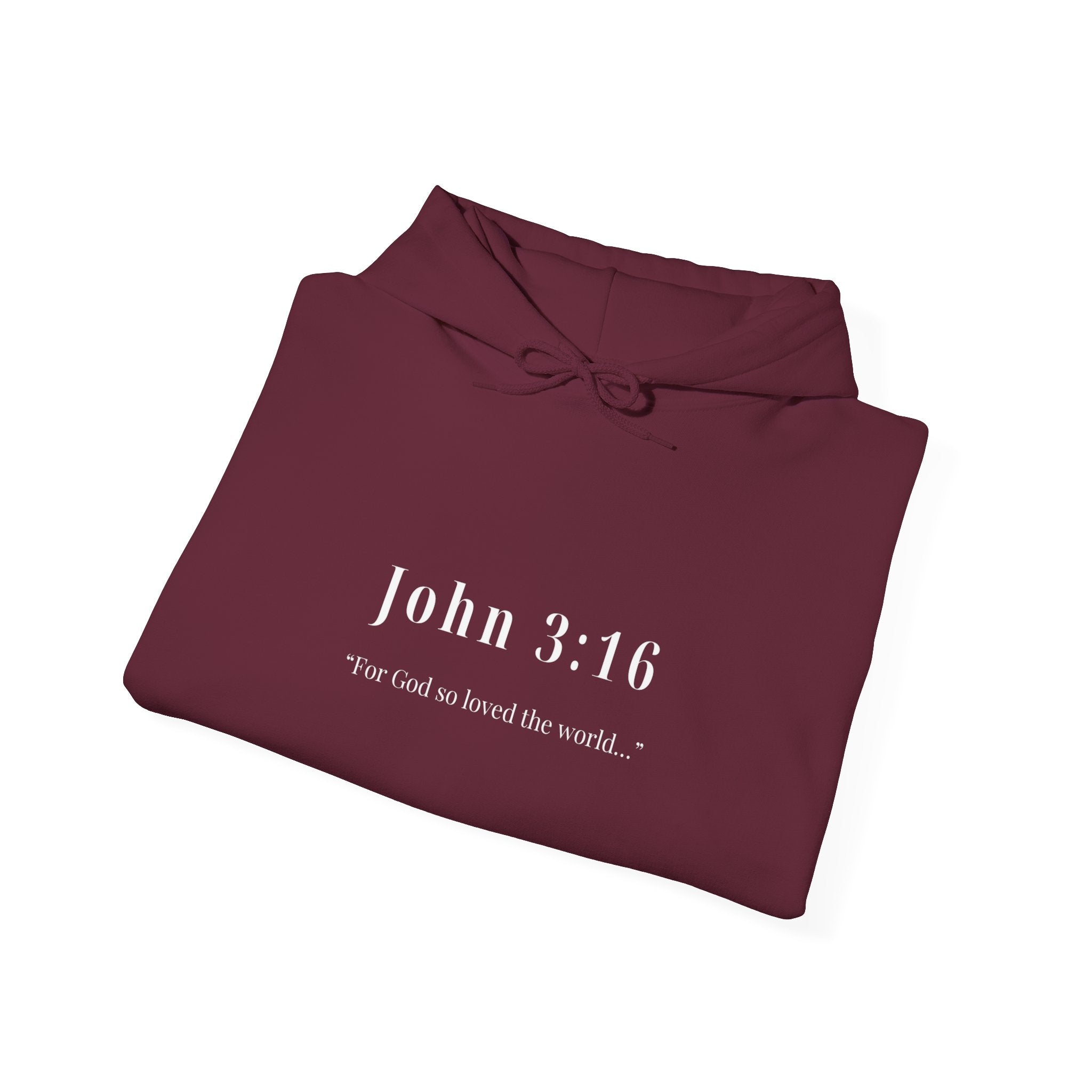 John 3:16 Scripture Hoodie