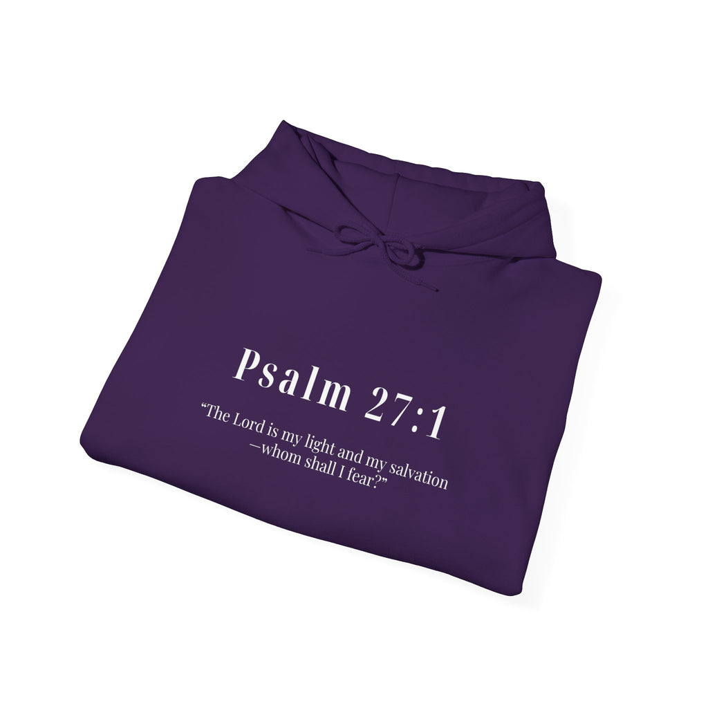 Psalm 27:1 Scripture Hoodie