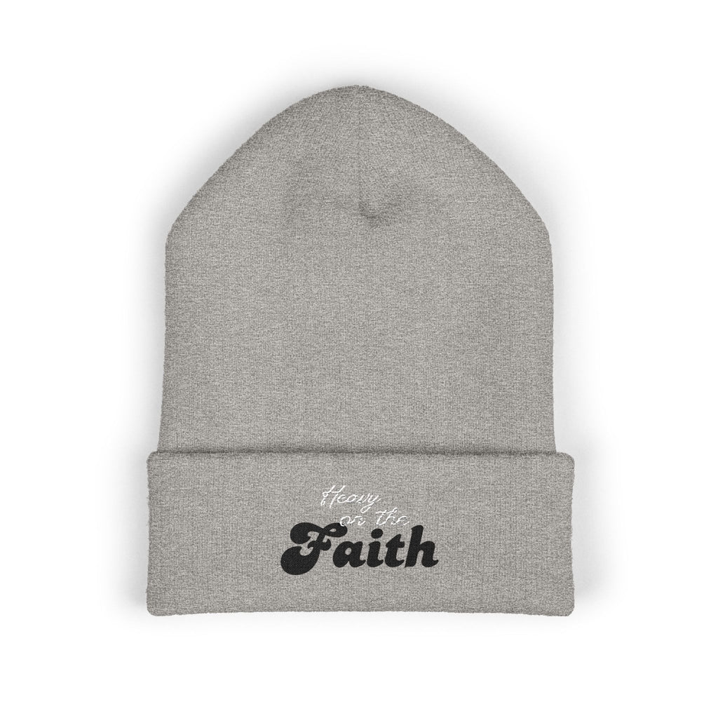 Hands on the Wheel beanie | embroidered cuffed knit hat