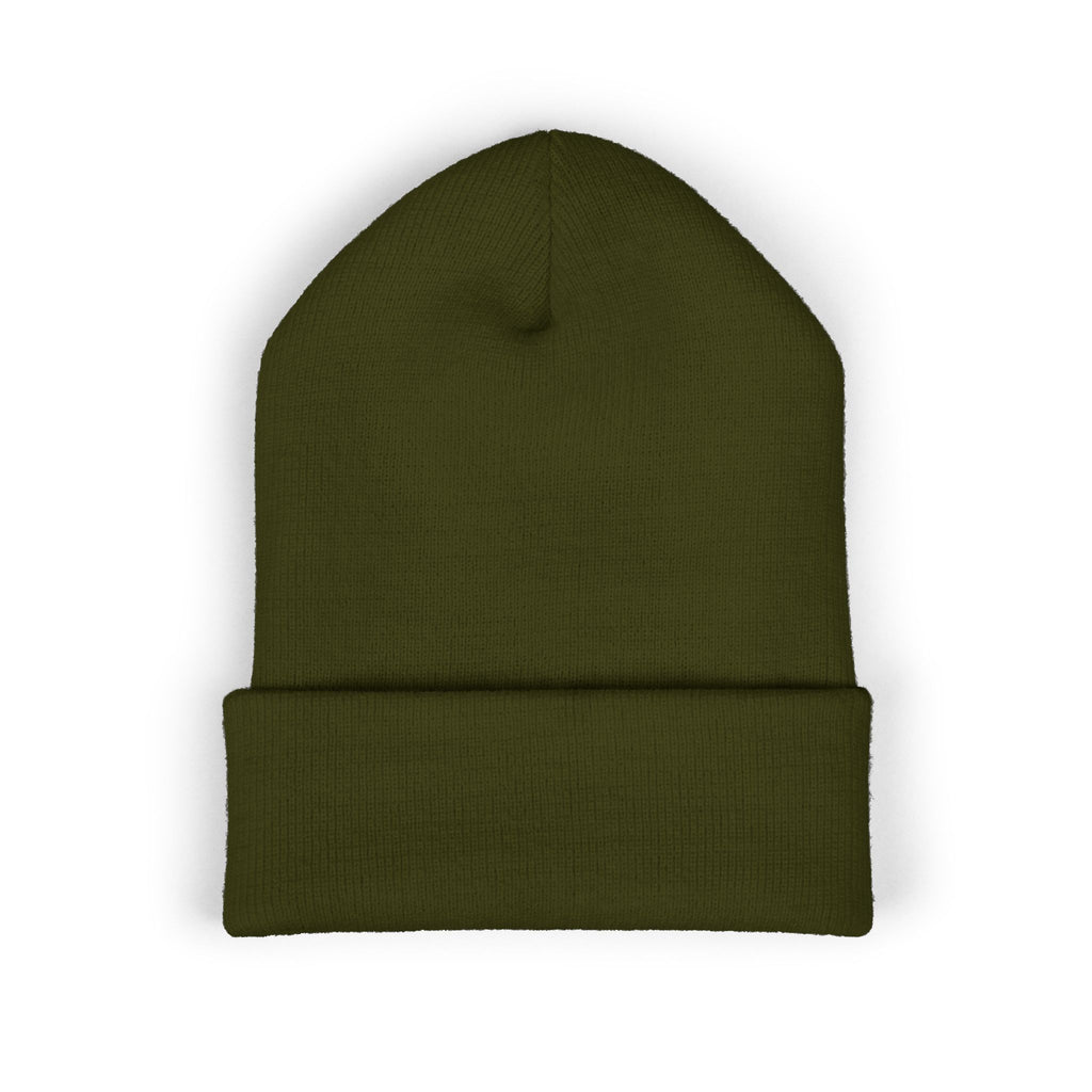 Hands on the Wheel beanie | embroidered cuffed knit hat