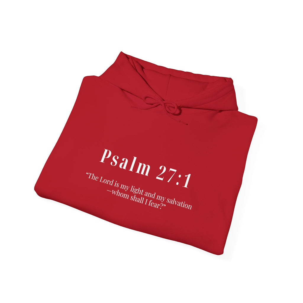 Psalm 27:1 Scripture Hoodie