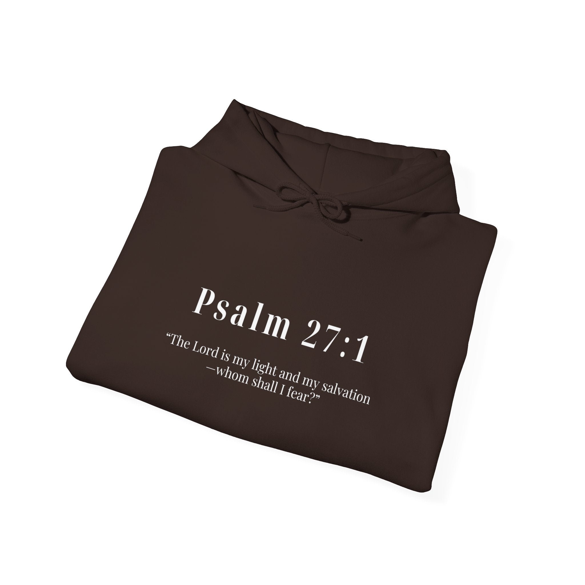 Psalm 27:1 Scripture Hoodie