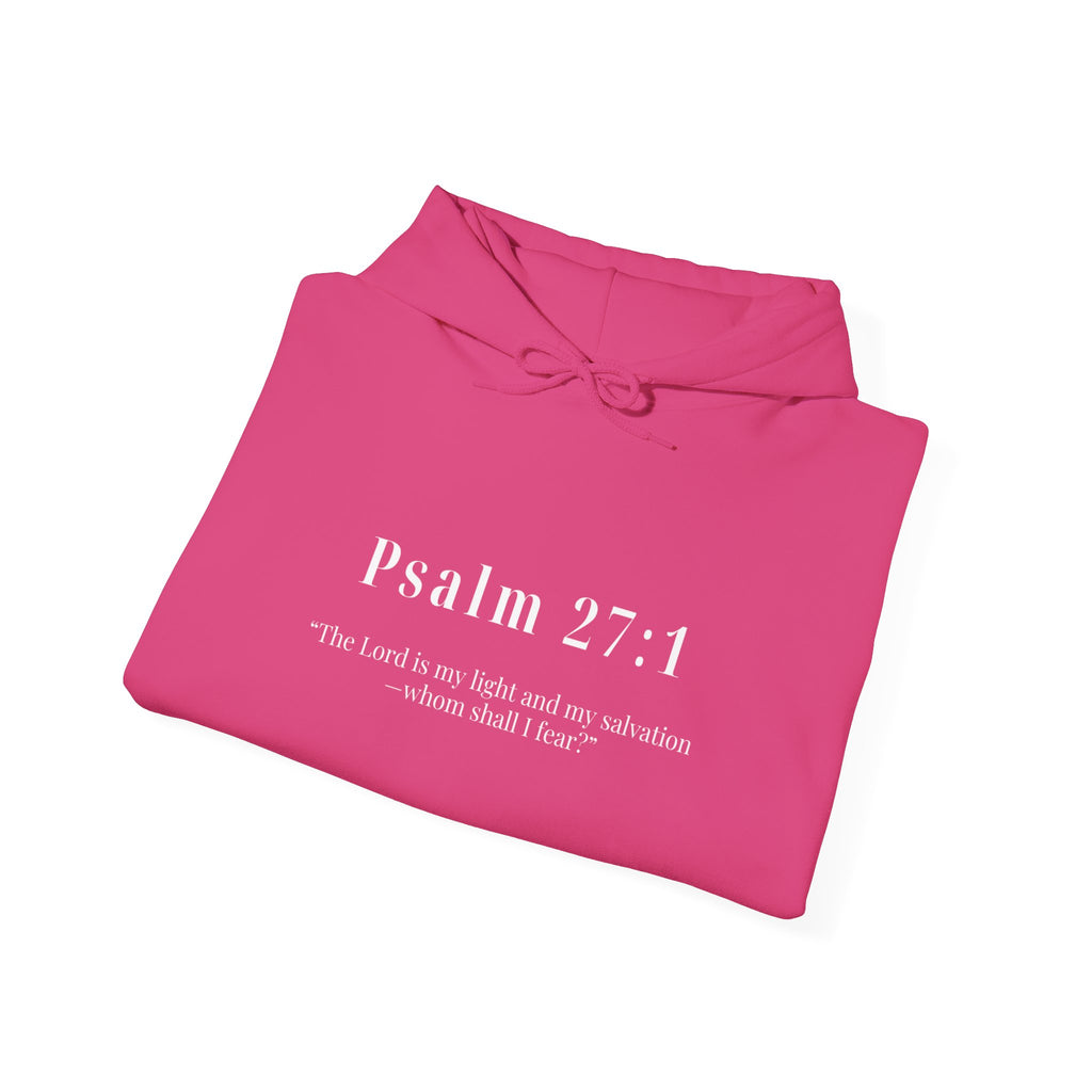 Psalm 27:1 Scripture Hoodie