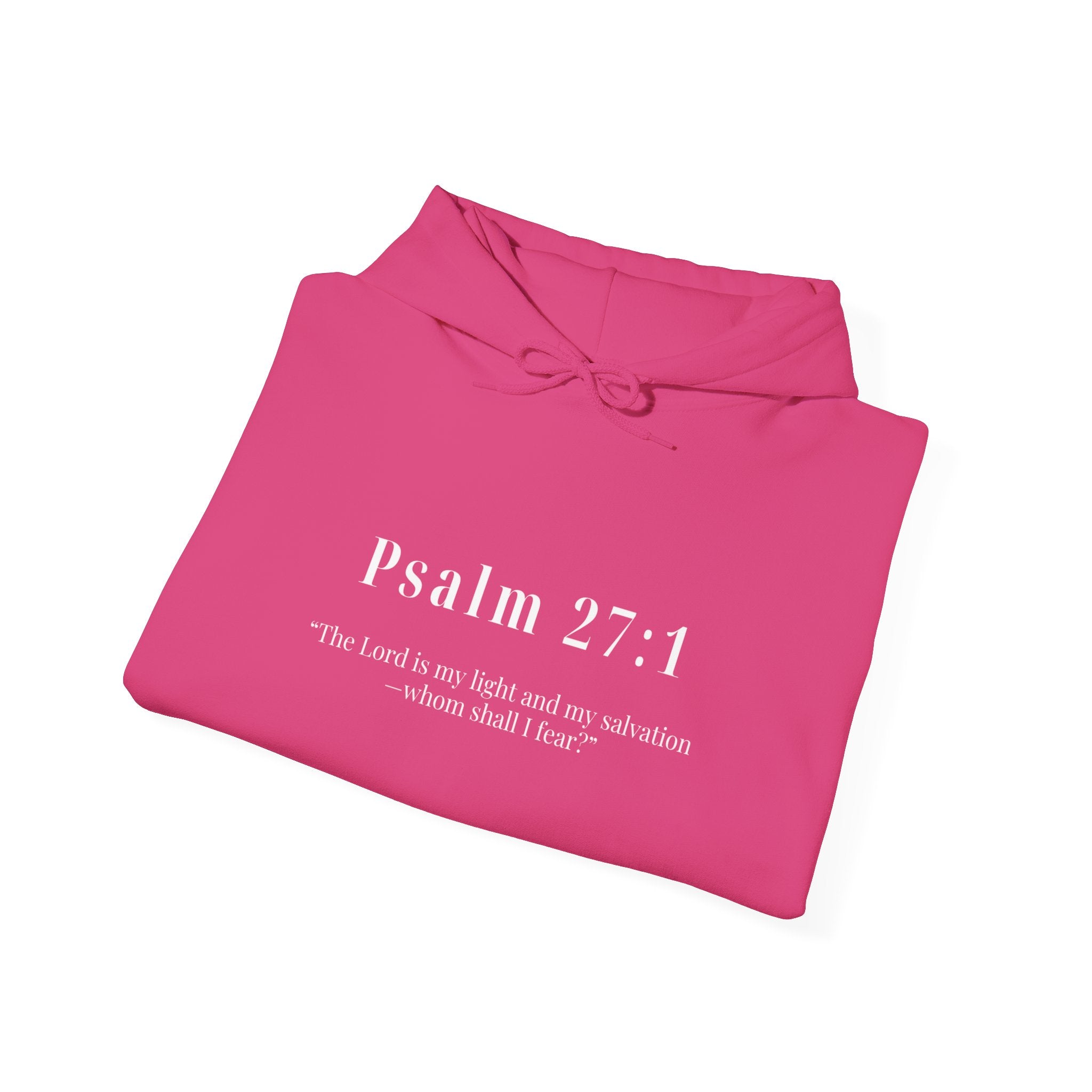 Psalm 27:1 Scripture Hoodie